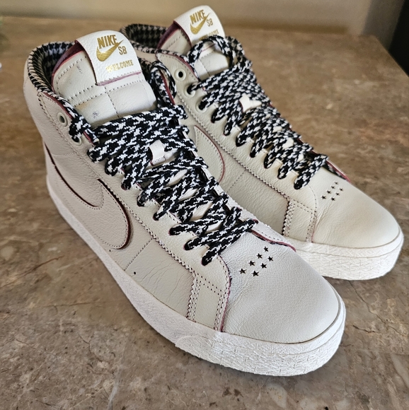 Nike SB zoom Blazer Mid X casa Welcome Madrid #FQ0795-100 men's size 10 no box - Picture 11 of 12